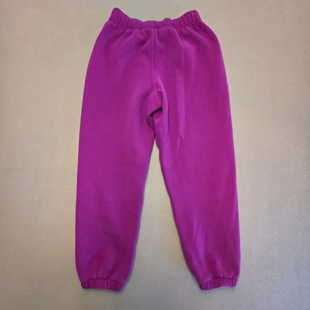 Lululemon Scuba Mid-Rise Oversized Jogger Sweatpant Ripened Raspberry Sz XXS
